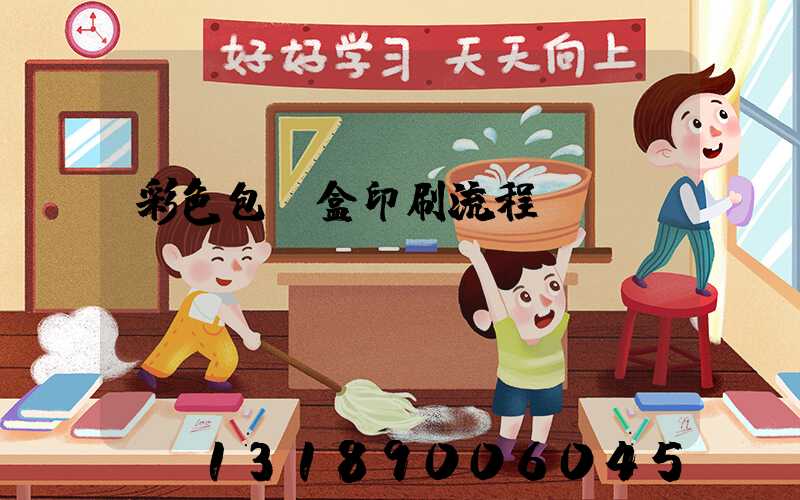 彩色包裝盒印刷流程