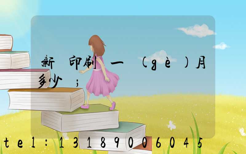 新華印刷廠一個(gè)月多少錢
