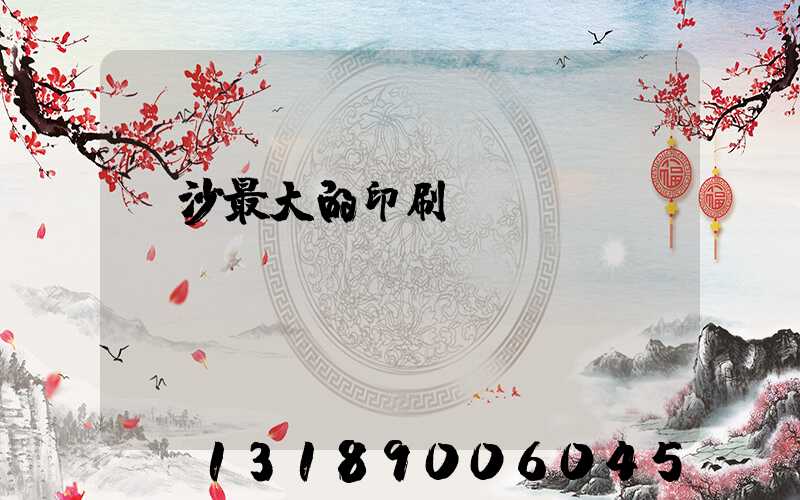 長沙最大的印刷廠